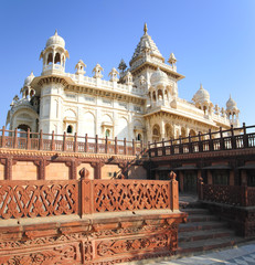 Naklejka premium Jaswant Thada mausoleum in India