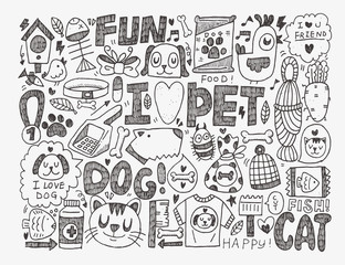 doodle pet background