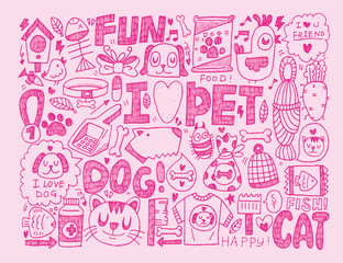 doodle pet background