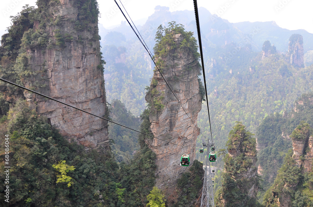 Wall mural zhangjiajie national park china