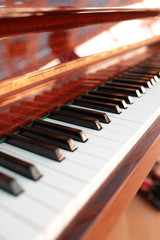 The piano keyboard