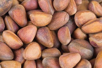 Obraz premium pine nuts background