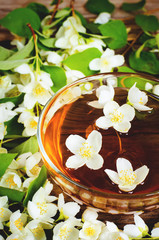 Fototapeta premium tea with jasmine
