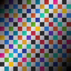 Colored squares abstract background, vector illustration