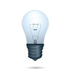 Light bulb, vector illustration