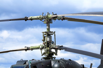 Upper part of the helicopter