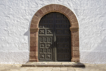 Door of Iglesia De La Antigua, Fuerteventura