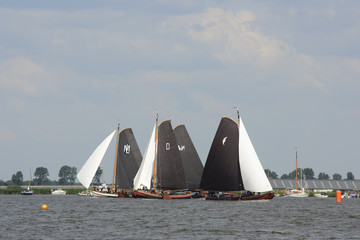 traditional dutch sailing boats