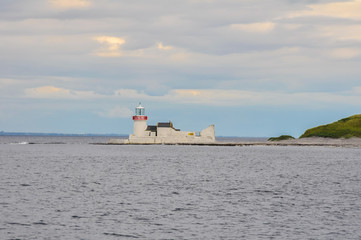 Lighthouse at Inishmore, Aran islands in Ireland