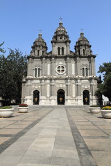 Cathedral of Wangfujing, landmark in Beijing, China