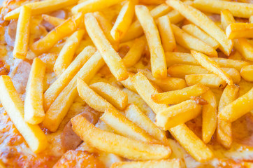 French fries Pizza