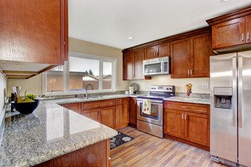 Kitchen room with window