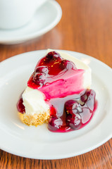 Blueberry cheesecake