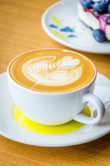 Latte coffee