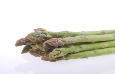 Freshly picked asparagus