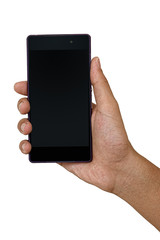 Mobile phone in hand