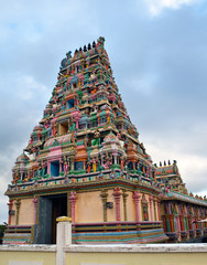 Mauritius. Hindu temple.