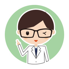 医者　薬剤師　アイコン