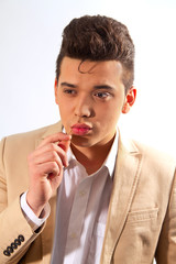 the style of Elvis Presley