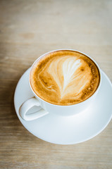 Latte coffee