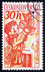 Postage stamp Czechoslovakia 1961 Puppets, Toys