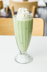 Green tea frappe