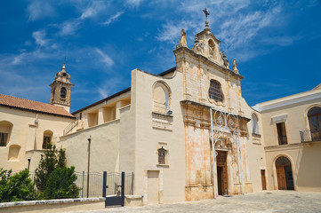 Fototapeta na wymiar Sanctuary of Blessed Giacomo. Bitetto. Puglia. Italy.