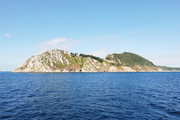Fototapeta na wymiar view of Cies Islands (illas cies), Spain