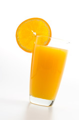 Orange juice glass