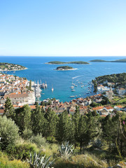 Hvar island in Adriatic Sea, Croatia
