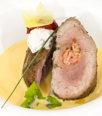 baked meat