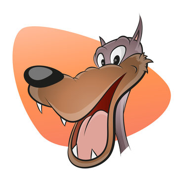 wolf lustig kopf