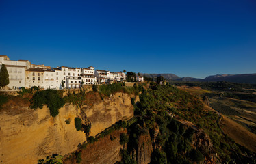 Fototapeta premium Magnificent view from the New Bridge of Ronda in Andalusia Spain