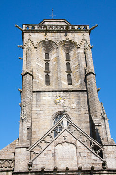 Eglise Saint Ronan &agrave; Locronan, Finist&egrave;re, Bretagne