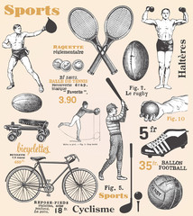 Sport - Poster with french text
