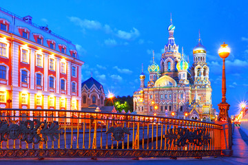 Russia, St. Petersburg. Cathedral Church of the Savior on Blood.