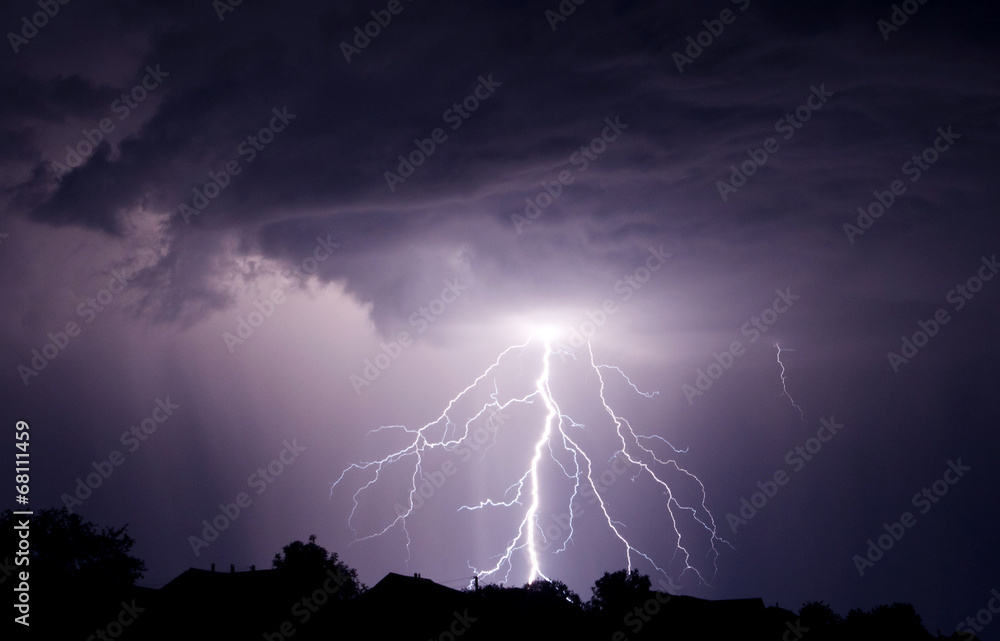 Canvas Prints lightning