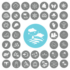 Winter Icons set