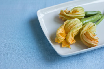 Yellow Zucchini Blossoms