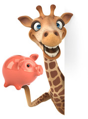 Fun giraffe
