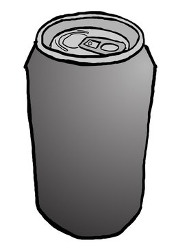 Grey can