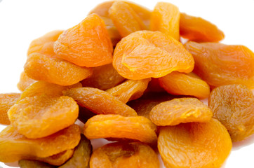 Dried Turkey  appricots isolated