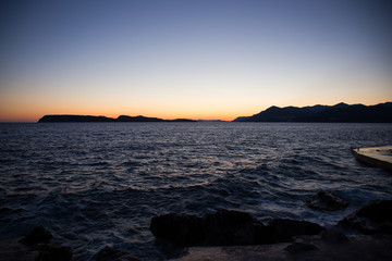 Coast landscape in Dalmatia, Croatia