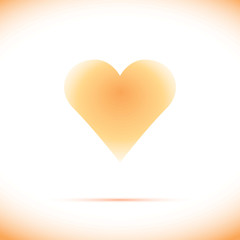 Heart Icon Vector with Four
