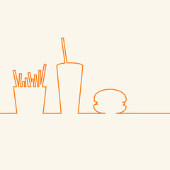 Fast food design.