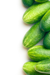 green cucumbers