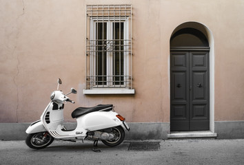 Typical italian motorcycle