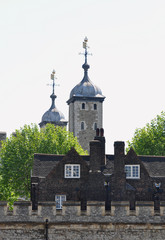 Fototapeta na wymiar Her Majesty's Royal Palace and Fortress, Tower of London