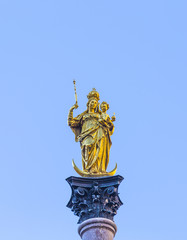 Sculpture of Saint Mary in Munich