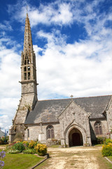 Fototapeta na wymiar Eglise Saint Ergat à Pouldergat, Finistère, Bretagne